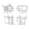Кухонная мойка Teka Stylo 1B 1D (10107017) 10107017