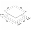 Встраиваемая электрическая варочная панель Franke FHR 604 C T BK (108.0530.024) 108.0530.024