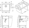 Кухонная мойка Alveus Kombino 40 SAT-90 (1100236) 1100236