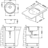 Кухонная мойка Alveus FORM 30 LEI 90 FI (1116757) 1116757