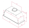 Встраиваемая вытяжка Teka GFL 77650 EOS SS 113100003