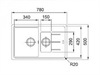 Кухонная мойка Franke Bfg 651-78 вент-авт серый (114.0280.897) 114.0280.897