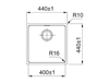 Кухонная мойка Franke FEX 110-40 (122.0689.807) 122.0689.807