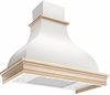 Купольная вытяжка Elikor Аркада Валенсия 60П-650-П3Д белый муар/дуб неокр 167398