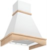 Каминная вытяжка Elikor Вилла 60П-650-П3Л без обрамления белый 190338
