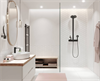 Душевая система Hansgrohe Pulsify 24240670 S, Showerpipe 260 2jet термостатическая ShowerTablet Select 400, черный матовый 24240670