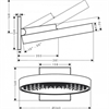 Верхний душ Hansgrohe Rainfinity 26230700, 36 x 36 cм, 1 режим струи, белый матовый 26230700