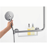 Штанга для душа Hansgrohe Unica Comfort 110 см, 26404400, правосторонняя, белый/хром 26404400