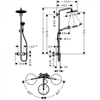 Душевая система Hansgrohe Croma Select S 26790000 280 Showerpipe, термостатическая, хром 26790000