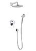 Душевая система скрытого монтажа Hansgrohe 240 1jet с однорычажным смесителем, хром, 27958000 27958000