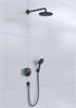 Душевая система Hansgrohe Raindance 27959670 S Shower, термостатическая, цвет чёрный матовый 27959670