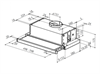 Встраиваемая вытяжка Faber Flexa W A50 315.0547.837