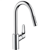 Смеситель Hansgrohe Focus 31815800 для кухни, выдвижной излив, цвет сталь 31815800