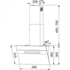 Вытяжка наклонная Franke STERLING 60 WH 330.0702.956