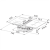 Индукционная стеклокерамич. панель Faber GALILEO LINEAR F830 (340.0708.970) 340.0708.970