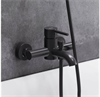 Смеситель для ванны и душа Damixa Scandinavian Pure 361000300, цвет черный матовый 361000300