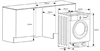 Встраиваемая стиральная машина с сушкой Graude EWTA 80.0 4260475240943