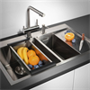 Кухонная мойка Omoikiri Akisame 100-2-GM-R вороненая сталь 4973104 4973104