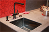Смеситель для кухни Omoikiri Hotaru-R вороненая сталь/красный 4994026 4994026