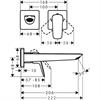 Смеситель для раковины Hansgrohe Logis, Fine, хром, 71256000 71256000