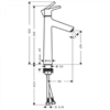 Смеситель Hansgrohe Talis S 190 72032000 для раковины 72032000
