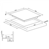 Встраиваемая индукционная варочная панель Smeg SI1M7643B 8017709254971