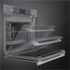 Встраиваемый электрический духовой шкаф Smeg SO6100S2S 8017709293154