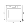 Встраиваемый электрический духовой шкаф Bertazzoni F6011HERVPTAC f6011hervptac