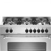 Комбинированная плита Bertazzoni MAS90 6 MFE S XE mas906mfesxe