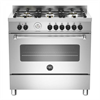 Комбинированная плита Bertazzoni MAS90 6 MFE S XT mas906mfesxt