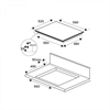 Встраиваемая индукционная варочная панель Bertazzoni P604IC1B2NEE p604ic1b2nee