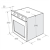Встраиваемый электрический духовой шкаф Maunfeld AEOC.575B ут000009895