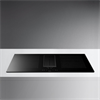 Индукционная варочная панель со встроенной вытяжкой Falmec Quantum PRO 90CM Black Glass CUZQ90.03P8#ZZZN460F cuzq90.03p8#zzzn460f