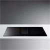 Индукционная варочная панель со встроенной вытяжкой Falmec Quantum 90 Vetro Nero CUZQ90.00P8#ZZZN460F cuzq90.04p8#zzzn461f