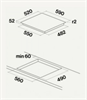 Индукционная варочная панель Falmec PIANO INDUZIONE 58x51 P01F5851.00#ZZZN400F p01f5851.00#zzzn400f