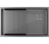 Paulmark NEXT-PRO 74 UNI, мойка, нержавеющая сталь, вороненая сталь pm707445-gm
