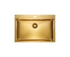 Мойка из нержавеющей стали Paulmark KRONER 75, мойка, нержавеющая сталь, брашированное золото pm217551-bg