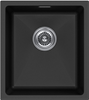 Мойка гранитная Paulmark LUMI 41UNI, мойка, гранит, черный lu41-bl