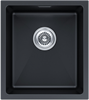 Мойка гранитная Paulmark LUMI 41UNI, мойка, гранит, черный металлик lu41-blm