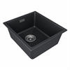 Мойка гранитная Paulmark LUMI 41UNI, мойка, гранит, черный металлик lu41-blm