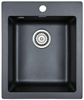 Мойка гранитная Paulmark KANTE 40, мойка, гранит, черный металлик pm104249-blm