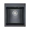Мойка гранитная Paulmark KANTE 45, мойка, гранит, черный металлик pm104651-blm