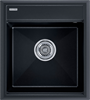 Мойка гранитная Paulmark STEPIA 45, мойка, гранит, черный металлик pm114651-blm