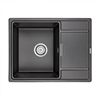 Мойка гранитная Paulmark FLUGEN 50-650, мойка, гранит, черный pm216550-bl