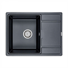 Мойка гранитная Paulmark FLUGEN 50-650, мойка, гранит, черный металлик pm216550-blm