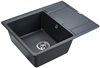 Мойка гранитная Paulmark FLUGEN 50-650, мойка, гранит, черный металлик pm216550-blm