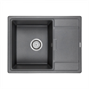 Мойка гранитная Paulmark FLUGEN 50-650, мойка, гранит, графит pm216550-dg