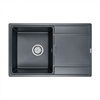 Мойка гранитная Paulmark FLUGEN 50-780, мойка, гранит, черный металлик pm217850-blm