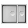 Мойка из нержавеющей стали Paulmark NEXT 58/2S UNI, мойка, нержавеющая сталь брашированная pm225844-bs