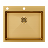 Мойка из нержавеющей стали Paulmark KRONER-EDGE 59, мойка, нержавеющая сталь, брашированное золото pm775951-bg